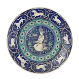 Torquato Castellani, FAIENCE CHARGER, 1878, 1878, tin-glazed earthenware