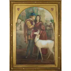 John Tenniel, LADY CLARE, RONALD AND THE WHITE DOE, 1872, 1872
