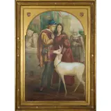 John Tenniel, LADY CLARE, RONALD AND THE WHITE DOE, 1872, 1872