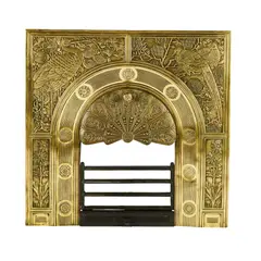 Thomas Jeckyll, AESTHETIC MOVEMENT FIRE INSERT, CIRCA 1880, 1880, cast brass and cast iron