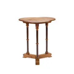 Charles Bevan, GOTHIC REVIVAL OCCASIONAL TABLE, CIRCA 1875, 1875, oak