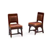 Bruce Talbert, PAIR OF DINING CHAIRS, CIRCA 1865, 1865, oak