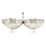Christopher Dresser, DOUBLE BON-BON DISH, CIRCA 1880
