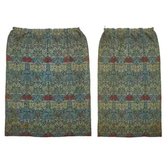 William Morris, PAIR OF 'TULIP & ROSE' PATTERN CURTAINS, CIRCA 1876, 1876