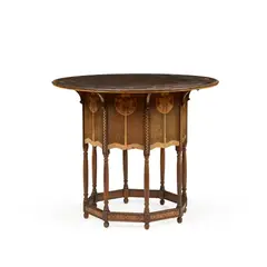 Herbert Davis Richter, CENTRE TABLE, CIRCA 1910, 1910, inlaid mahogany