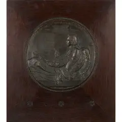 Augustus Saint-Gaudens, ROBERT LOUIS STEVENSON, MODELLED1887-88, THIS VERSION CIRCA 1900, 1900, bronze