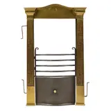 Charles Francis Annesley Voysey, ARTS & CRAFTS FIRE SURROUND, CIRCA 1898, 1898, polished and cast brass