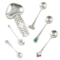 A. E. Jones, CADDY SPOON, 1983, 1983, silver