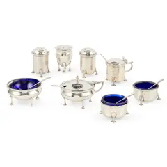 A. E. Jones, CRUET SET, 1932, 1932, silver
