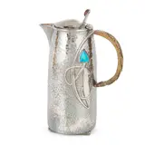 Archibald Knox, COFFEE POT, CIRCA 1905, 1905, pewter and enamel