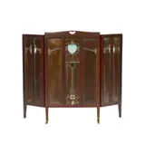 George Walton, THREE-FOLD FIRESCREEN, CIRCA 1900, 1900, oak