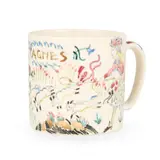 Jessie M. King, 'LITTLE BO-PEEP' MUG, CIRCA 1940, 1940, painted and glazed earthenware