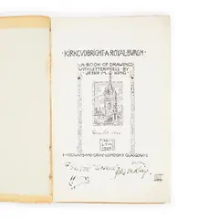 Jessie M. King, 'KIRKCUDBRIGHT A ROYAL BURGH'
