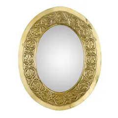 Alexander Ritchie, CELTIC REVIVAL MIRROR, CIRCA 1900, 1900, repoussé-decorated brass