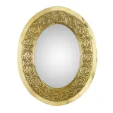 Alexander Ritchie, CELTIC REVIVAL MIRROR, CIRCA 1900, 1900, repoussé-decorated brass