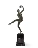 Maurice Guiraud-Rivière, FIGURE, CIRCA 1925, 1925, patinated bronze