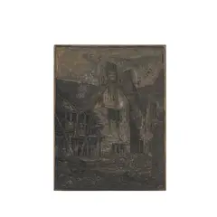 F. L. Griggs, ORIGINAL CARVED WOODBLOCK, CIRCA 1915, 1915