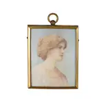 PORTRAIT MINIATURE OF LADY CYNTHIA ASQUITH by Margaret Smith and F.L. Griggs, within gilt brass frame, sold Oct 2025