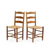 Ernest Gimson, PAIR OF LADDERBACK CHAIRS, CIRCA 1910, 1910, ash