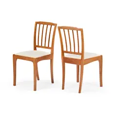 Edward Barnsley, PAIR OF CHAIRS, 1963, 1963, walnut