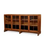 Peter Waals, ARTS & CRAFTS BOOKCASE, CIRCA 1925, 1925, oak and glass