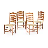Ernest Gimson, SET OF FOUR CHAIRS, CIRCA 1910