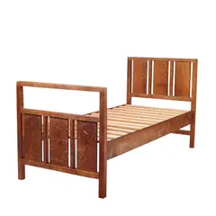 Ernest Gimson, SINGLE BED, CIRCA 1910, 1910, oak with original side boards