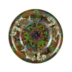 Daisy Makeig-Jones, 'GARDEN OF PARADISE (VARIATION I)' FAIRYLAND LUSTRE LILY TRAY, CIRCA 1925, 1925, lustre-glazed earthenware