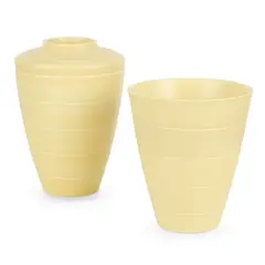 Keith Murray, TWO VASES, CIRCA 1935, 1935, glazed earthenware