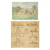 Clough Williams-Ellis, PLAN AND ELEVATION FOR LITTLE NEWLANDS, 1925, 1925