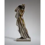 Marcel Bouraine, DRAPED NUDE, patinated bronze