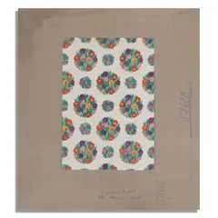 Paul Iribe, TWO TEXTILE DESIGNS, NO. 52120