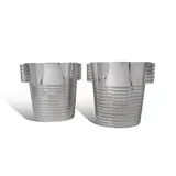 Luc Lanel, PAIR OF UNDULATIONS CHAMPAGNE COOLERS, DESIGNED 1933, 1933