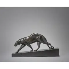 Maurice Prost, PANTHER, patinated bronze