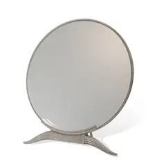 Émile-Jacques Ruhlmann, CORNE DE GAZELLE MIRROR, silvered bronze