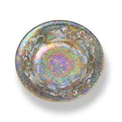 Daisy Makeig-Jones, FAIRYLAND LUSTRE JUMPING FAUN LILY PLATE, glazed earthenware