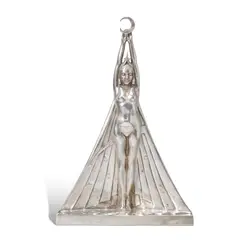 Georges Lavroff, THE NIGHT, silvered bronze