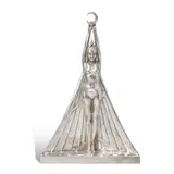 Georges Lavroff, THE NIGHT, silvered bronze