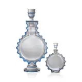 René Lalique, REQUÊTE SCENT BOTTLE, WORTH - 25, and blue enamelled