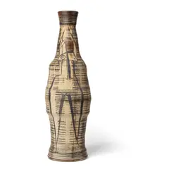 Robert J Washington, TALL VESSEL, 1980, 1980, stoneware