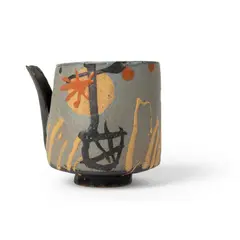 HANDLED CUP by John Maltby, stoneware, sold May 2025
