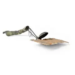 Gillian Lowndes, FLAT CERAMIC WITH TEA STRAINER, porcelain and wire