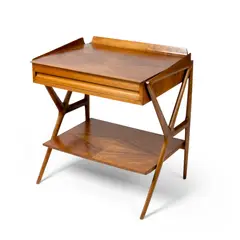 Ico Parisi, TWO TIER SIDE TABLE, DESIGNED 1951, 1951, walnut