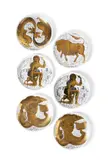 SIX 'ASTROLOGY' PLATES, 1966-71 by Piero Fornasetti, 1966, porcelain, sold May 2025