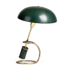 Angelo Lelii, 'SCRITTOIO' TABLE LIGHT, DESIGNED c. 1950, 1950, brass and lacquered aluminium
