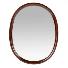 MIRROR, c. 1975 by Sori Yanagi, 1975, beech wood and glass, sold May 2025