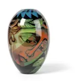 Eva Englund, 'ADAM AND EVE' VASE, 1988, 1988, graal glass