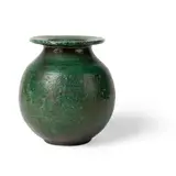 Abdo Nagi, VASE, mottled green glaze