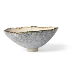 FOOTED BOWL by Mary Rogers, porcelain, sold May 2025