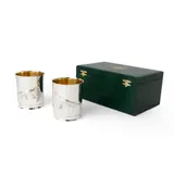 Jocelyn Burton, PAIR OF 'FOX' WHISKEY TUMBLERS, 2012, 2012